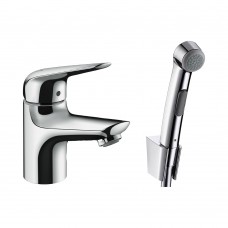 Смеситель для раковины HANSGROHE Novus 71144000 с гигиеническим душем хром